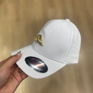 Boné Quiksilver Flexfit Branco - Símbolo Dourado