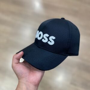 Boné Hugo Boss Preto Regulável - Feito para Ocasiões Especiais.
